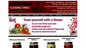 What Prices-candles.co.uk website looked like in 2018 (5 years ago)