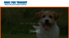 What Pawzforthought.org website looked like in 2018 (5 years ago)