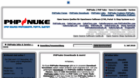 What Phpnuke-service.de website looked like in 2018 (5 years ago)