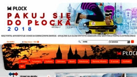 What Plock.eu website looked like in 2018 (5 years ago)