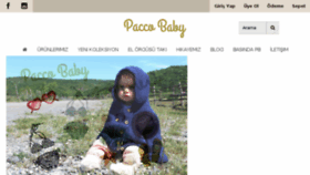 What Paccobaby.com website looked like in 2018 (5 years ago)