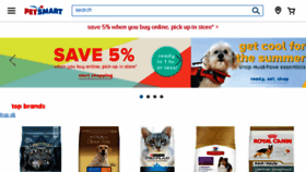 What Pet.com website looked like in 2018 (5 years ago)