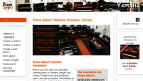 What Pianoselect.nl website looked like in 2018 (5 years ago)