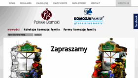 What Polskiebombki.pl website looked like in 2018 (5 years ago)