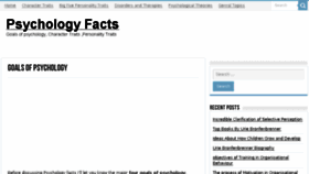 What Psycologyfacts.com website looked like in 2018 (5 years ago)