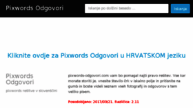 What Pixwords-odgovori.com website looked like in 2018 (5 years ago)