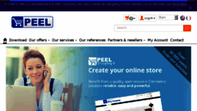What Peel-shopping.com website looked like in 2018 (5 years ago)