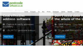What Postcodesoftware.co.uk website looked like in 2018 (5 years ago)
