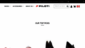 What Piloti.ca website looked like in 2018 (5 years ago)