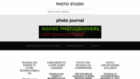 What Photostudio.org website looked like in 2018 (5 years ago)