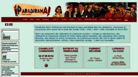 What Paradirama.com website looked like in 2018 (5 years ago)