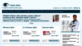 What Piguslesiai.lt website looked like in 2018 (5 years ago)