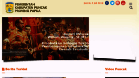 What Puncakkab.go.id website looked like in 2018 (5 years ago)