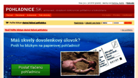 What Pohladnice.sk website looked like in 2018 (5 years ago)