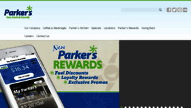 What Parkersav.com website looked like in 2018 (5 years ago)