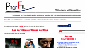 What Pro-fil-online.fr website looked like in 2018 (5 years ago)