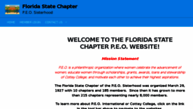 What Peoflorida.org website looked like in 2018 (5 years ago)