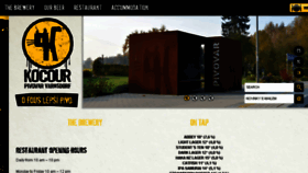 What Pivovar-kocour.cz website looked like in 2018 (7 years ago)