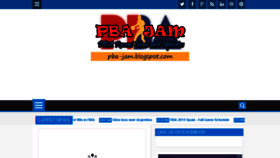 What Pba-jam.blogspot.com website looked like in 2018 (5 years ago)