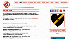 What Pilofficial.com website looked like in 2018 (5 years ago)