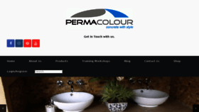 What Permacolour.co.nz website looked like in 2018 (5 years ago)