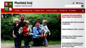What Plzensky-kraj.cz website looked like in 2018 (5 years ago)