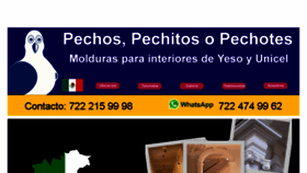What Pechitos.com.mx website looked like in 2018 (8 years ago)