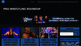 What Prowrestlingroundup.com website looked like in 2018 (5 years ago)