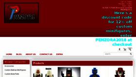 What Penzora.co.uk website looked like in 2018 (5 years ago)