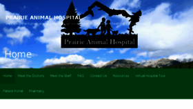 What Prairieanimalhospital.com website looked like in 2018 (5 years ago)