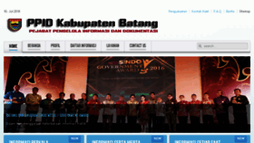 What Ppid.batangkab.go.id website looked like in 2018 (5 years ago)