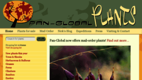 What Panglobalplants.com website looked like in 2018 (5 years ago)