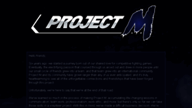 What Projectmgame.com website looked like in 2018 (5 years ago)