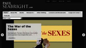 What Paulseabright.com website looked like in 2018 (5 years ago)