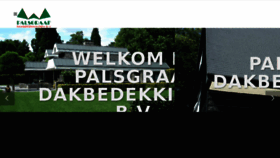 What Palsgraafdakbedekkingen.nl website looked like in 2018 (5 years ago)