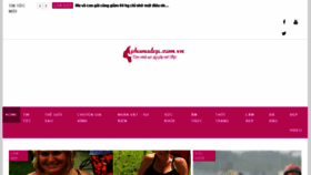 What Phunudep.com.vn website looked like in 2018 (5 years ago)