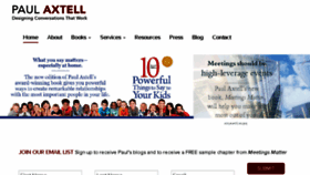 What Paulaxtell.com website looked like in 2018 (5 years ago)