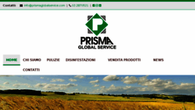 What Prismaglobalservice.it website looked like in 2018 (5 years ago)
