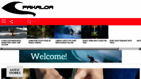 What Pakaloa.com website looked like in 2018 (5 years ago)