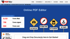 What Pdf-editor.pdffiller.com website looked like in 2018 (5 years ago)
