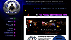 What Pinballwizardarcade.com website looked like in 2018 (5 years ago)