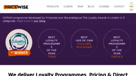 What Pricewise.sk website looked like in 2018 (5 years ago)