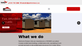 What Parkhomesa.co.za website looked like in 2018 (5 years ago)
