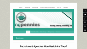 What Pinching-pennies.com website looked like in 2018 (5 years ago)