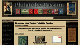 What Philatelie-passion.com website looked like in 2018 (5 years ago)