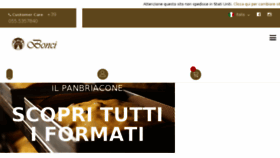 What Pasticceriabonci.it website looked like in 2018 (5 years ago)