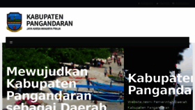 What Pangandarankab.go.id website looked like in 2018 (6 years ago)