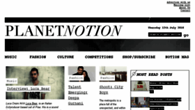What Planetnotion.com website looked like in 2018 (5 years ago)