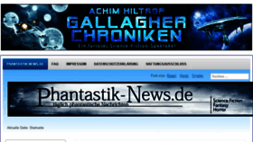 What Phantastiknews.de website looked like in 2018 (5 years ago)