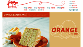 What Pieceofcakeinc.com website looked like in 2018 (5 years ago)